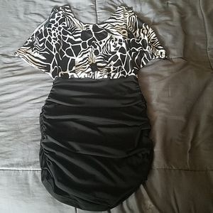 Black and white Dress